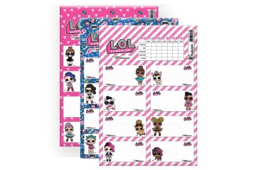 Keskin Color Okul Etiketi Ders Programlı Gigant 3 LÜ 220130-76