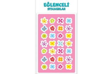Keskin Color Puffy Sticker Orta Boy Çiçek 221204-99