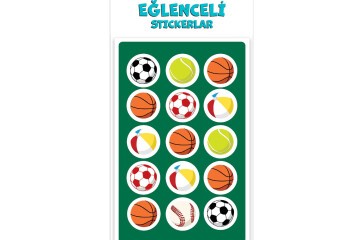 Keskin Color Puffy Sticker Orta Boy Top 221202-99