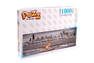 Keskin Color Puzzle 1000 Parça 34x96 Panoramik Yap.Chicago