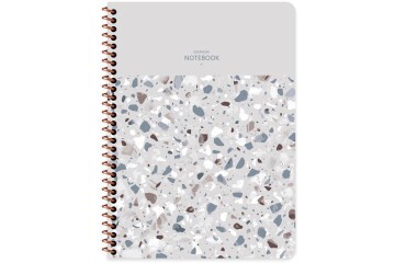 Keskin Color Terazzo Defter 16,5x22,5 80 YP Çizgili