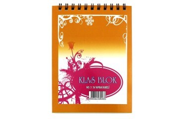 Klas Bloknot Spiralli Kareli No:3 36 YP