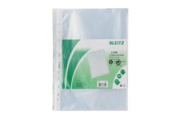 Leitz Poşet Dosya 100 LÜ A4 Şeffaf Buzlu 4796