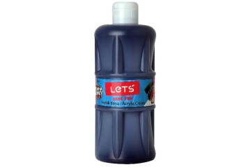 Lets Akrilik Boya 500 ML Siyah L-5309