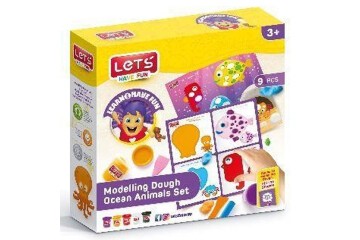 Lets Oyun Hamuru Deniz Canlıları Seti 9 Parça L9012