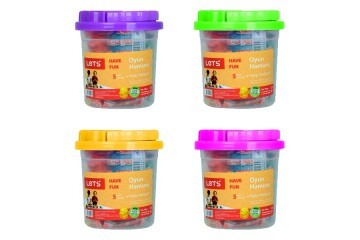 Lets Oyun Hamuru Kalıp Hediyeli 100 GR 5 Renk L8100