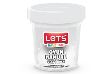 Lets Oyun Hamuru Tek Renk Beyaz 110 GR L8440-5