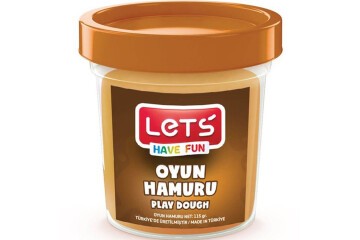 Lets Oyun Hamuru Tek Renk Kahverengi 110 GR L8440-6