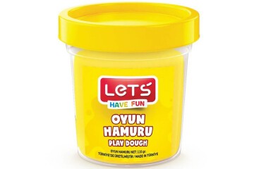 Lets Oyun Hamuru Tek Renk Sarı 110 GR L8440-1