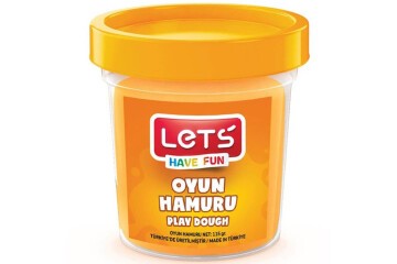Lets Oyun Hamuru Tek Renk Turuncu 110 GR L8440-8