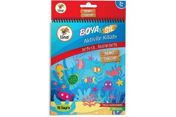 Lino Boyama Kitabı Boya & Sil Aktivite Denizaltı Silinebilir BS-1002