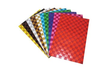 Lino Desenli Kağıt Simli Kare 10 Renk 20x30 CM 2802J-3