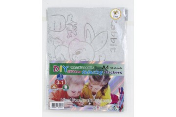 Lino Elişi Kağıdı Simli Yapışkanlı 5 Lİ 20x30 CM 3816J