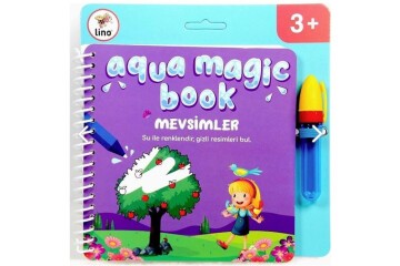 Lino Sihirli Boyama Kitabı Aqua Magic Book Mevsimler TFL-1005