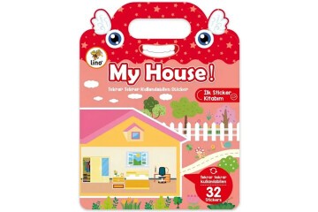 Lino Tekrar Tekrar Kullanılabilen İlk Sticker Kitabım My House LS-503