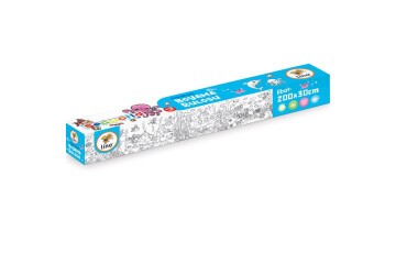 Lino Yapışkanlı Boyama Rulosu Sea World 200x30 Cm LS-200