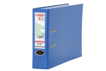 Manu Büro Klasör Geniş Plastik Mavi 2030