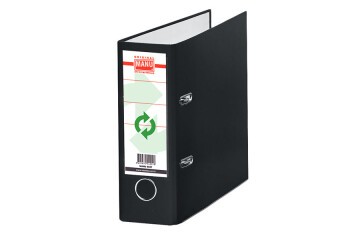 Manu Telgraf Klasör Geniş Siyah 2037