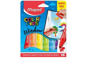 Maped Color Peps Cam Boyası Keçeli Kalemi 6 Lı 844820