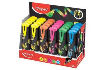 Maped Fosforlu Kalem Flex Farklı Renklerde-Dısplay 740302