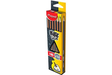 Maped Kurşun Kalem Siyah Pep S HB 12 Li