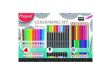 Maped Okul Seti 33 LÜ (10 lu Brush/10 lu Fineliner/12 li Duo Boya) 897417