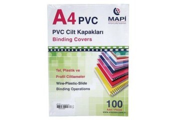 Mapi Cilt Kapağı Plastik Opak A4 160 MIC Şeffaf 2040250