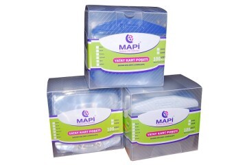 Mapi Kart Poşeti Yatay 100 LÜ Beyaz 910 10 00
