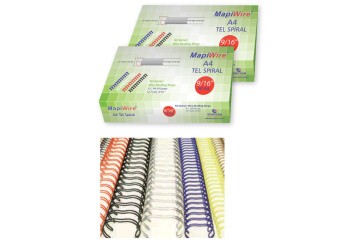 Mapiwire Spiral Tel 3:1 Aralık 5-15 YP 1/4 Beyaz 210 02 00