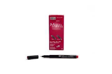 Marvy Asetat Kalemi Permanent S Seri Kırmızı 2600S-2