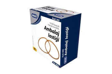 Mas Ambalaj Lastik Kutu %100 Kauçuk 200 GR 360