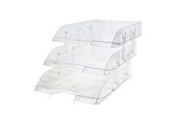 Mas Evrak Rafı Hareketli Plastik 3 LÜ Şeffaf 829