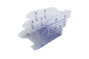 Mas Evrak Rafı Plastik Hareketli 3 LÜ Şeffaf 1803