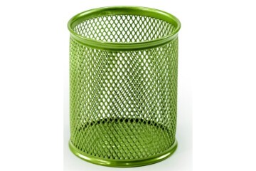 Mas Kalemlik Metal Perforeli Silindir Yeşil 500