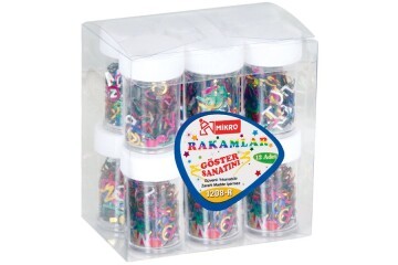 Mikro Elişi Pulu Boncuk Rakam GG1208-R