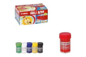 Mikro Guaj Boya Şişe 6 Renk 15 ML GJ-06
