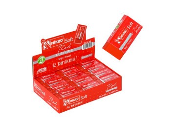 Mikro Silgi Soft Kırmızı 2B-24RD