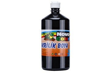 Nova Color Akrilik Boya 1 KG Siyah NC-226