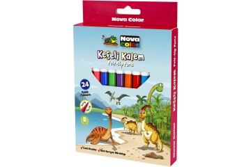 Nova Color Keçeli Kalem 24 Lü NC-872