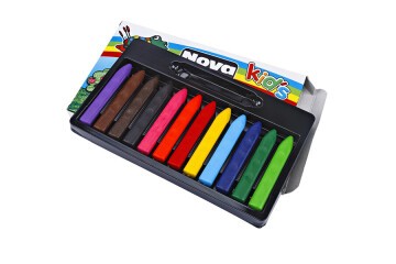 Nova Color Mum Boya Jumbo Üçgen Silinebilir 12 Renk NC 2124