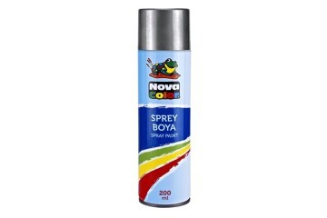 Nova Color Sprey Boya 200 ML Gümüş NC-812