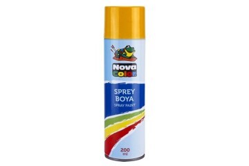Nova Color Sprey Boya 200 ML Sarı NC-800
