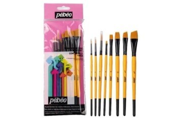 Pebeo Fırça Seti Angular-Kesik Uç-Suluboya 8 Li SET-6