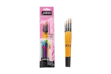 Pebeo Fırça Seti Sulu Boya No:1-3-5-7 4 LÜ SET-1