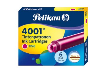 Pelikan Dolma Kalem Kartuşu Küçük Pembe 6 LI 4001