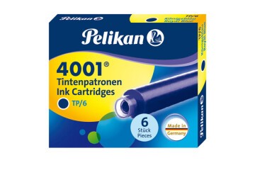 Pelikan Dolma Kalem Kartuşu Küçük Royal Mavi 6 Lı 4001