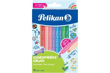 Pelikan Keçeli Kalem Colorella 2 Li Uç 12 Li Kutu