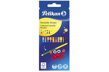 Pelikan Kuru Boya Çift Uçlu 12 Li 700146