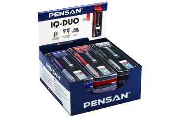 Pensan IQ-Duo Set 0.5 MM Karışık Renkli Silgi+Min
