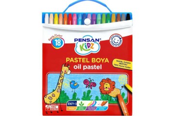 Pensan Kidz Pastel Boya Çantalı 18 Renk 98121